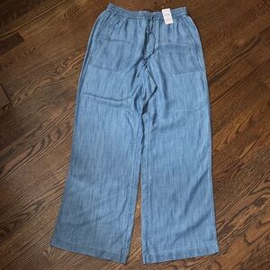 NWT Lands End Casual Denim Pants